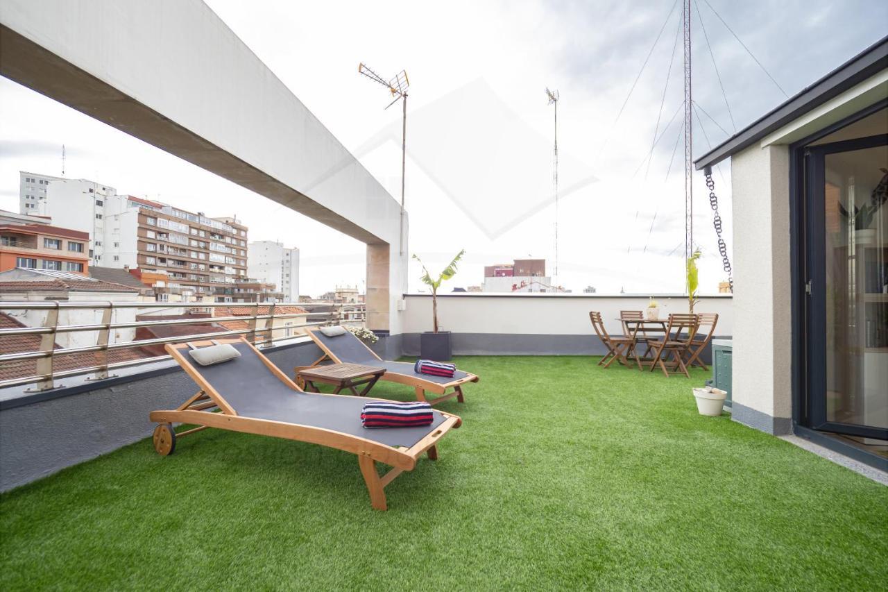 Palomar De Corrida Atico Con Terraza By Silastur Gijón Kültér fotó